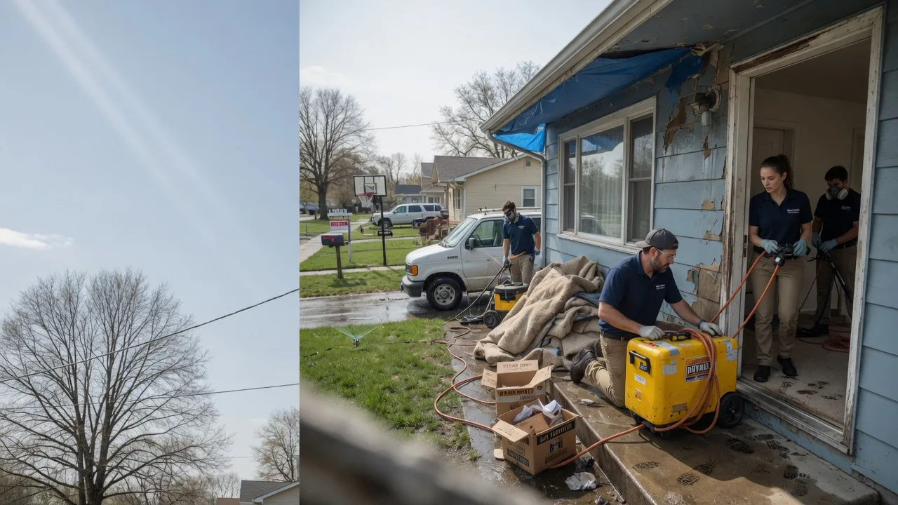 Basement Flood Cleanup in Peytona, WV near me